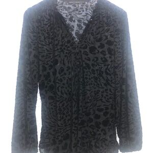 White House Black market velour top